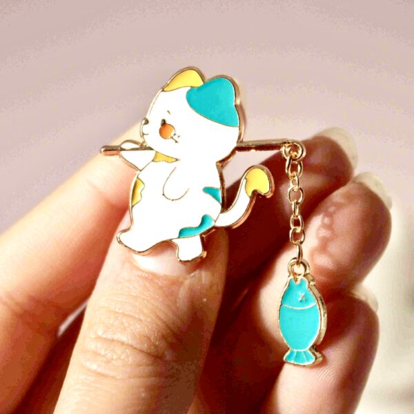 Gatito con pescado - Imagen 2