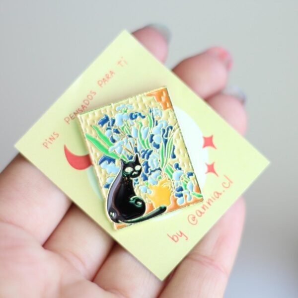 Gatito Lirios Van Gogh